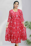 Floral Chiffon Feeding Top