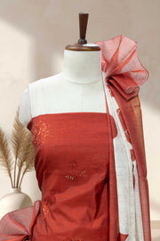 Sequin Thread Work Silk Churidar Material