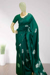 Soft Silk Saree – Floral Elegance in Semi Silk