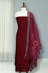 Hakoba Churidar Material with Embroidery Work