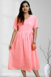 Printed Chiffon Feeding Top