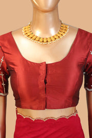 Ready-Made Cotton Silk Blouse – Elegant & Stylish