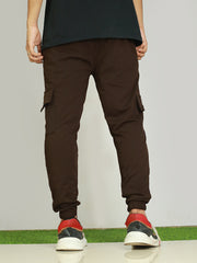 Trendy Comfort - Ottoman Cargo Jogger with Rib