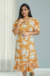 Night Dress-Floral Print
