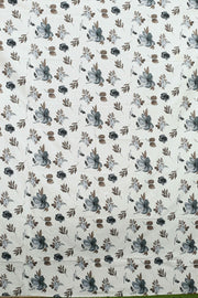 Floral PolyCotton Bedsheet with Pillow Cover