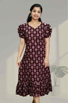 Chic Cotton Flared Top (NIGHT DRESS)
