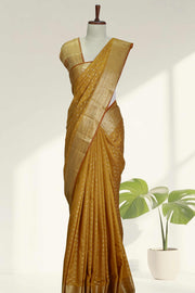 Tusser Silk Saree with Butta Work