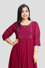 Elegant Flared Georgette Top