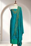 Silk Churidar Material – Embroidery & Beads Work