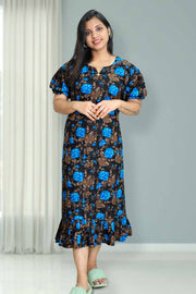 Cotton Night Dress with Print