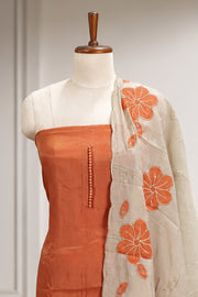 Sequin Drape Silk Churidar Material