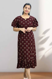 Cotton Night Dress – Free Size