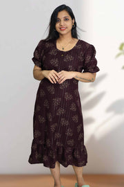 Women’s Cotton Printed Night Dress
