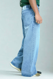 Shaded Wide Leg Men’s Baggy Jeans