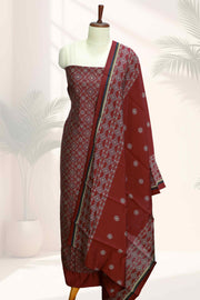 Elegant Ajrakh Print Modal Silk Churidar Set
