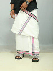 Men's Cotton Colour Dhothi - 149/-