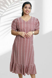 Printed Cotton Flared Top Nightdress