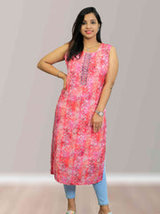 Digital Printed Chiffon Kurti