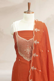 Sequin Elegance Silk Churidar Material