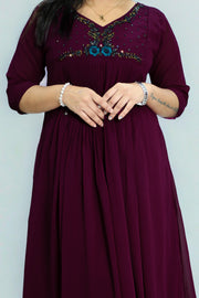 Flared Top – Beads, Thread & Sequins Work