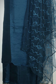 Elegant Silk Churidar Material-Floral Print