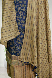 Cotton Churidar Material with Mirror Work