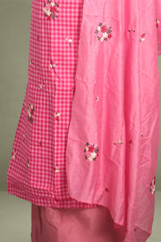 Madrasi Check Cotton Churidar Material