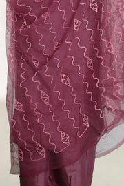 Elegant Silk Churidar Material-Floral Print