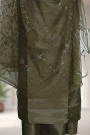Elegant Silk Churidar Material-Floral Print