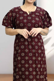 Cotton Night Dress – Free Size