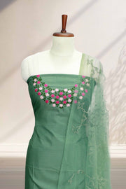 Churidar Material-Coco Embroidery