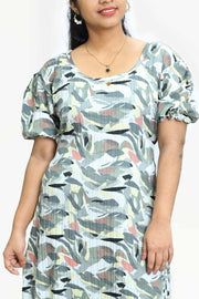 Semi Chiffon Night Dress