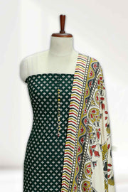 Ajrakh Grace Cotton Churidar Set
