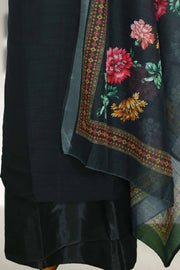 Traditional Silk Churidar Material with Fine Thread Work