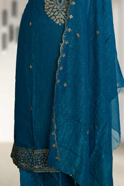 Graceful Georgette Churidar Material with Sequins Touch
