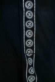 Black Dhothi – Printed Design