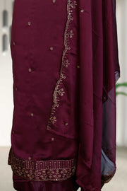 Georgette Churidar Material – Elegant Embroidery with Sequins