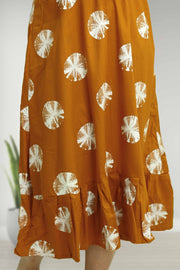 Cotton Night Dress with Printed Design