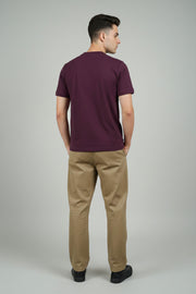 Men’s Chinese Collar T-Shirt – Chest Line Design