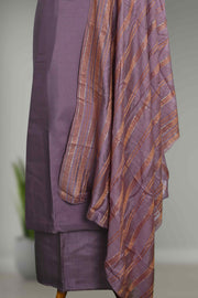 Silk Churidar Material with Sequin & Golden Thread Embroidery