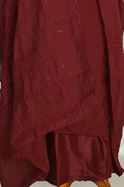 Silk Churidar Material-Sequins Work