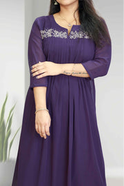 Elegant Flared Georgette Top
