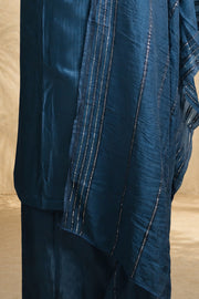 Silk Churidar Material – Golden Thread Work with Sequins