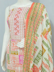 Cotton mix Printed Churidar Material