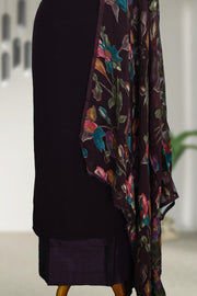 Georgette Churidar Material with Button Work