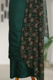 Printed Mirror Work Unstitched Dress Material