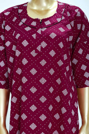 Printed Nighty – Cotton Comfort Wear