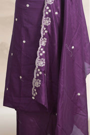 Sequin Elegance Silk Churidar Material