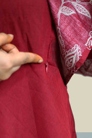 Feeding Top with Floral Print & Collar Neck