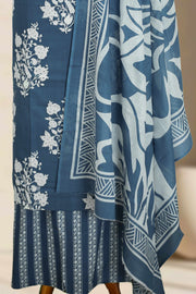 Cotton Churidar Material – Golden Thread & Sequins Work